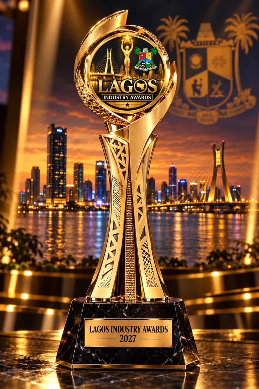 The Lagos Industry Awards 2027 trophy
